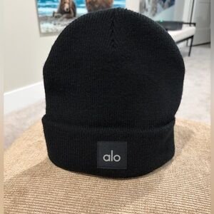ALO Yoga Black Notable Beanie